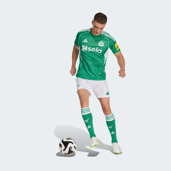 Branco Calções Alternativos 25/26 do Newcastle United FC