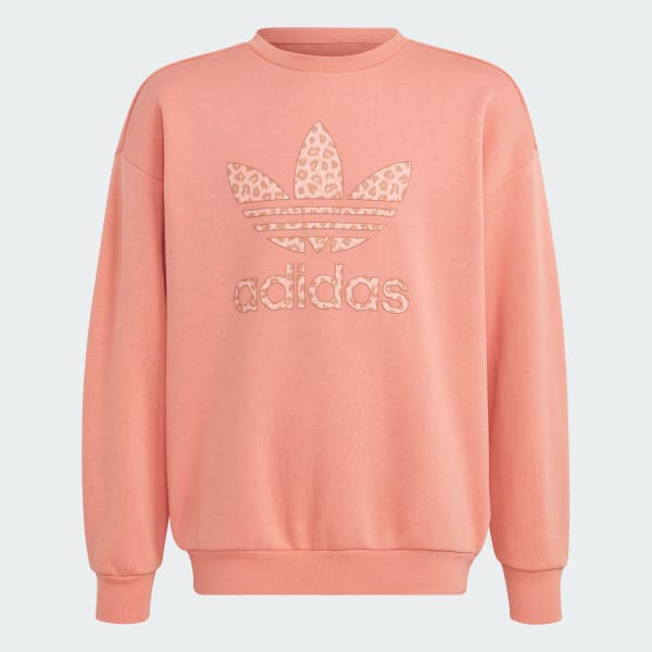 Κόκκινο Animal Graphic Print BF Crew
