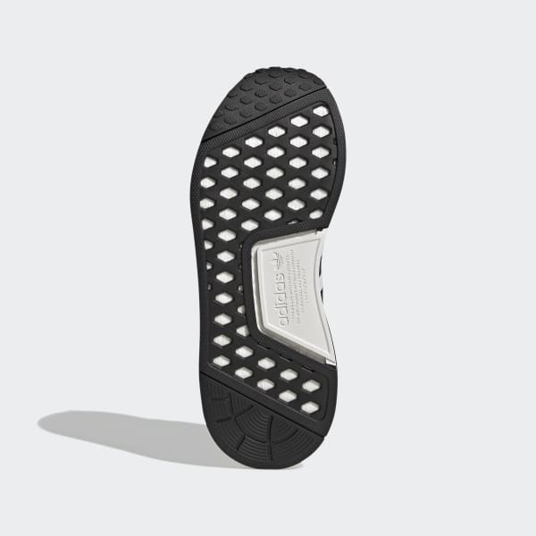 Weiss NMD_R1 V2 Schuh