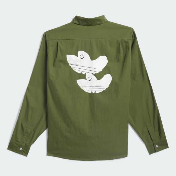 adidas Shmoofoil Button Up (Gender Neutral) - Green | Free