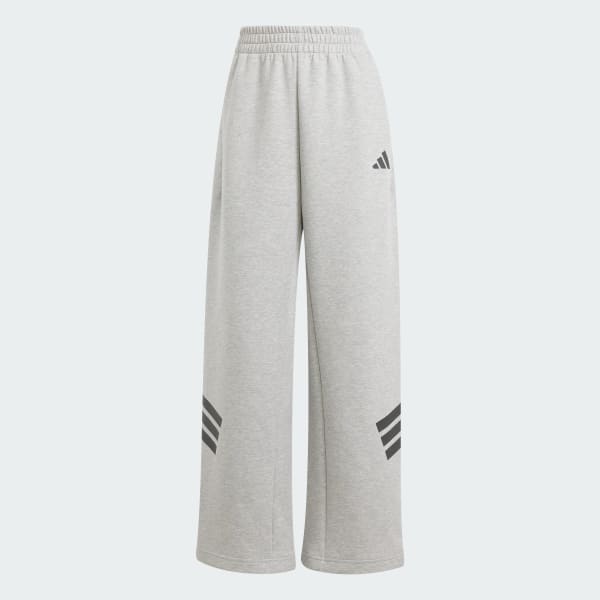 Grigio Pantaloni Future Icons 3-Stripes Open-Hem