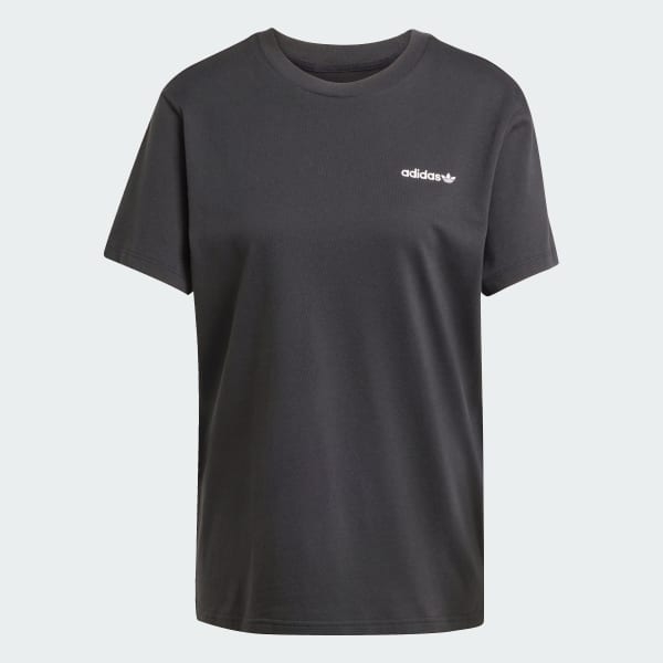Μαύρο Graphic adidas Sports Loose 3-Stripes Tee
