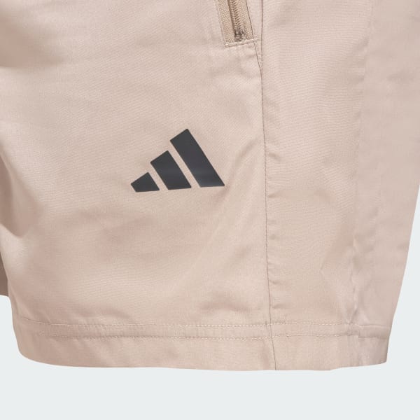 Brown Train Essentials Woven Shorts