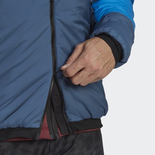 Blue Terrex Techrock Stretch PrimaLoft® Hooded Jacket ES209