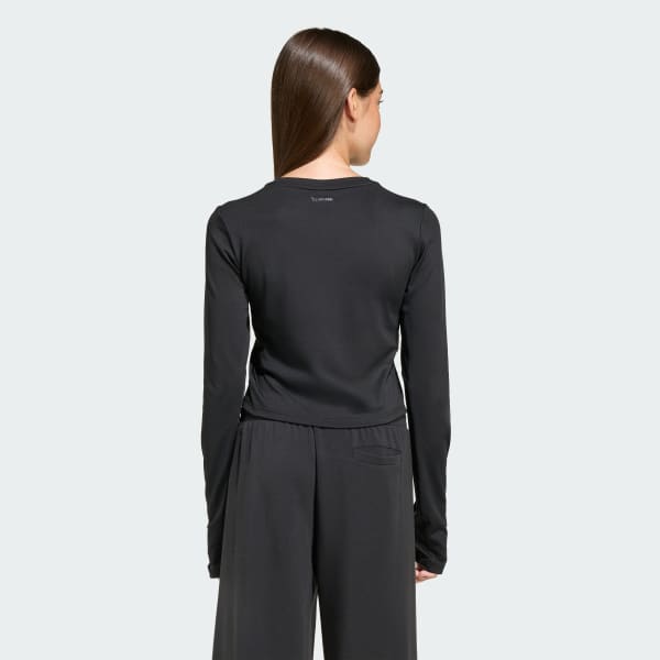 Zwart TECHFIT LONGSLEEVE