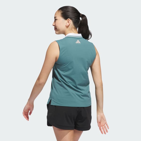 vert Polo sans manches Twistknit Beyond The Course