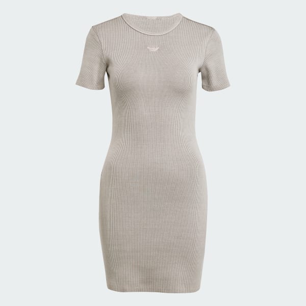 zelená Essentials Short Sleeve Dress Washed