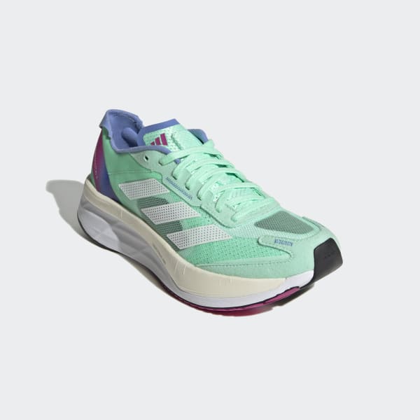 Turquoise Adizero Boston 11 Shoes