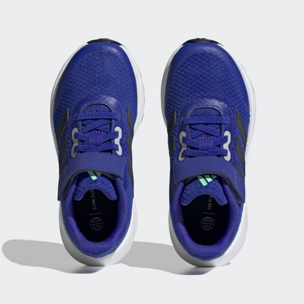 Kids\' US | adidas | Top Lace Strap Lifestyle RunFalcon Elastic Blue adidas - 3.0 Shoes