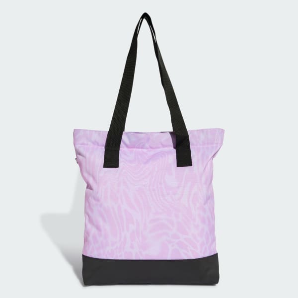 Purple Linear Graphics Tote