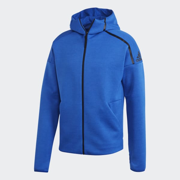 Adidas Z N E Hoodie Featuring Fast Release Zipper Blue Adidas Ireland