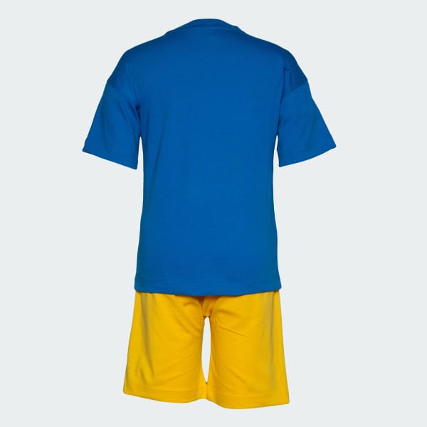 Blue Infant Chest Print Set