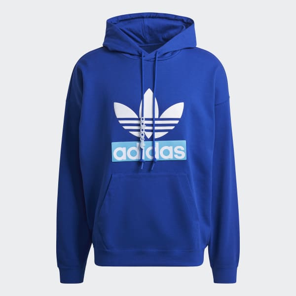 Adidas big trefoil hoodie outlet