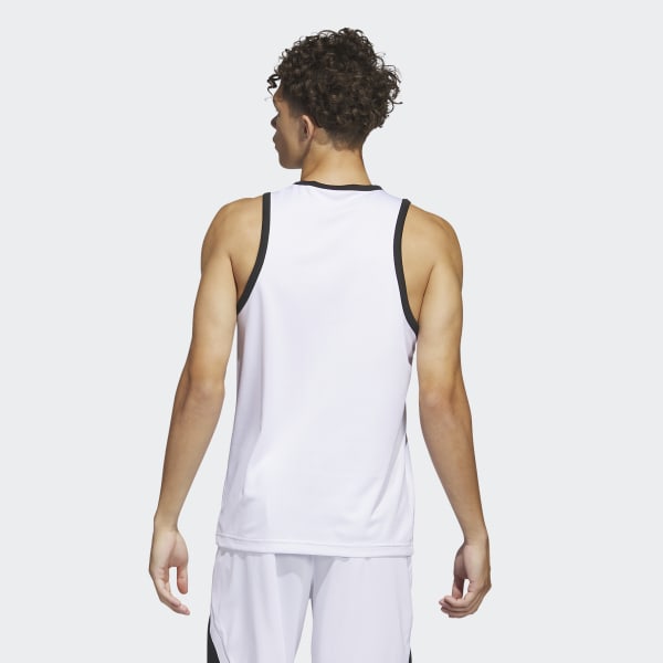 Blanco BVD adidas Basketball 3 Tiras