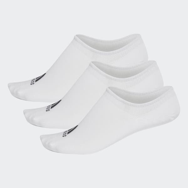 adidas Performance Invisible Socks 3 Pairs - White | adidas Turkey