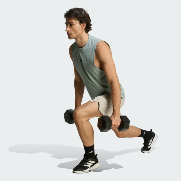 Bege Shorts Treino Designed for Training