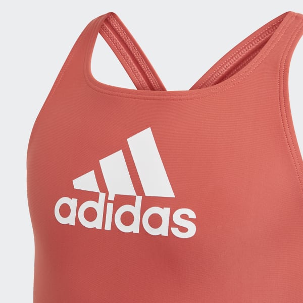 Adidas badedrakt rød