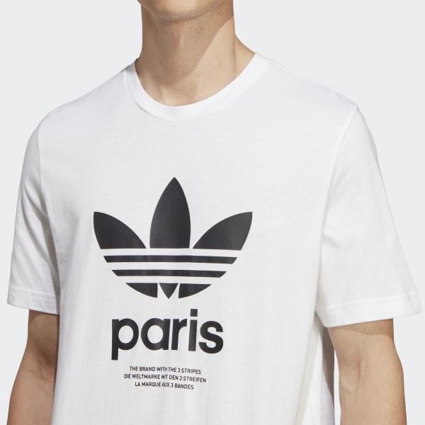 Hvit Icone Paris City Originals T-skjorte