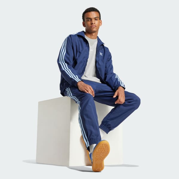 Blue 아디컬러 우븐 파이어버드 트랙 팬츠