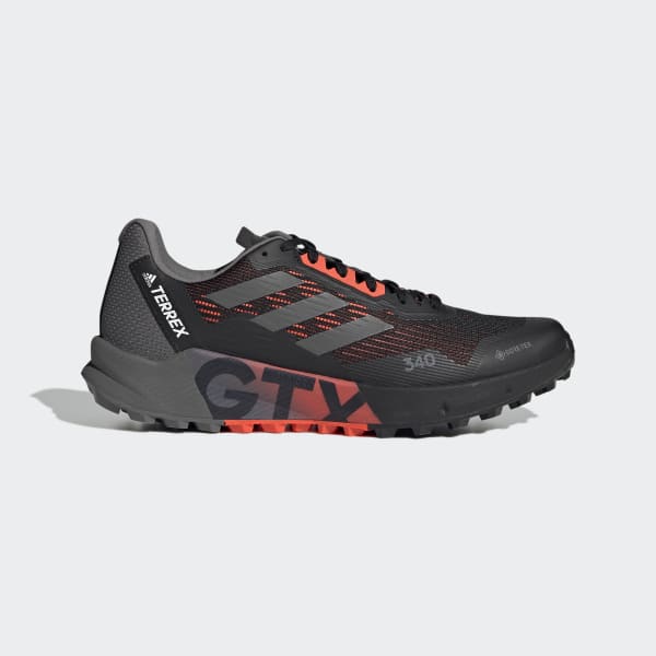 Black Terrex Agravic Flow 2.0 GORE-TEX Trail Running Shoes LRZ58