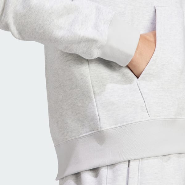 Plomo Polera con Capucha Liquid Trifolio Estampada