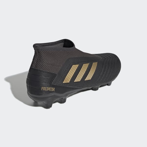 predator 19.3 firm ground boots black and gold