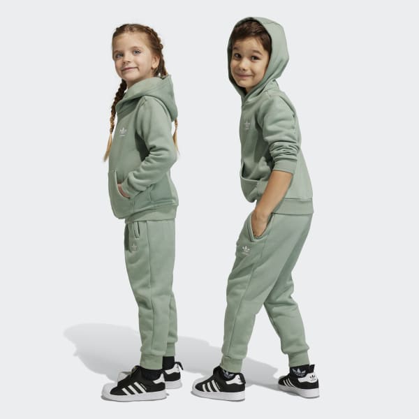 | Kids\' adidas Lifestyle - | Adicolor US Hoodie Set Green adidas