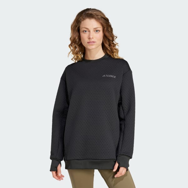 Negro Polerón de cuello redondo Terrex Xploric