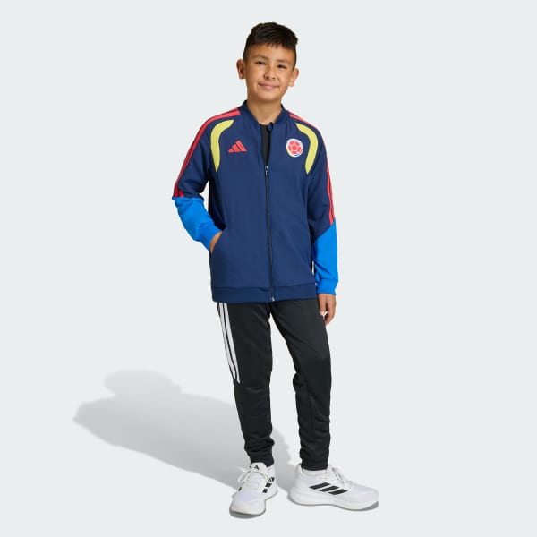Azul Chaqueta de presentación Tiro de Colombia 2026 para niños