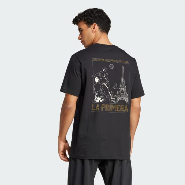cerná Tričko Real Madrid Heavy Cotton