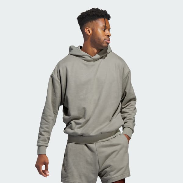 Beige Basketball Sueded Hettegenser