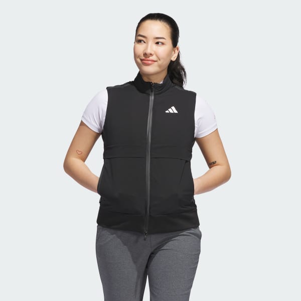 zwart Ultimate365 Tour Frostguard Bodywarmer met Lange Ritssluiting