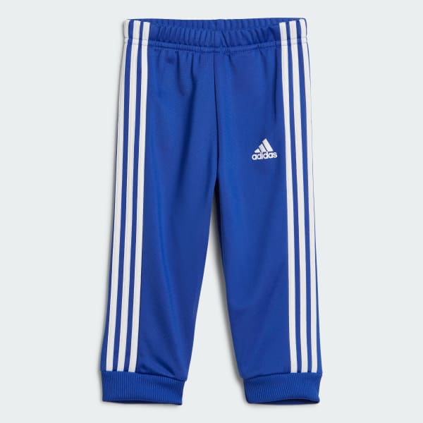 Bleu Survêtement scintillant Tiberio 3 bandes Colorblock Enfants