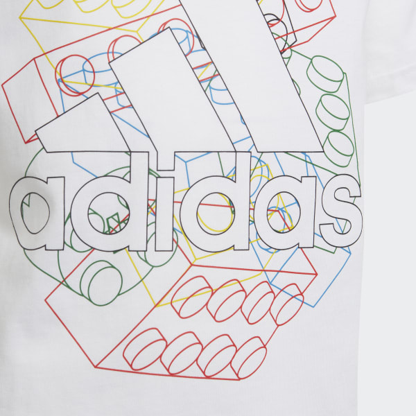 White adidas x Classic LEGO® Graphic Tee