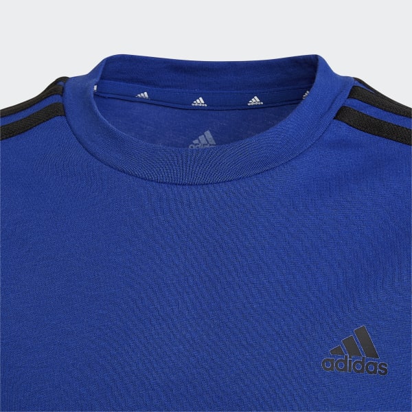Azul Camiseta 3 Rayas adidas Essentials