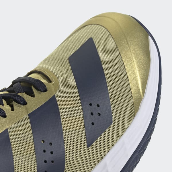 Gold Adizero Fastcourt Shoes