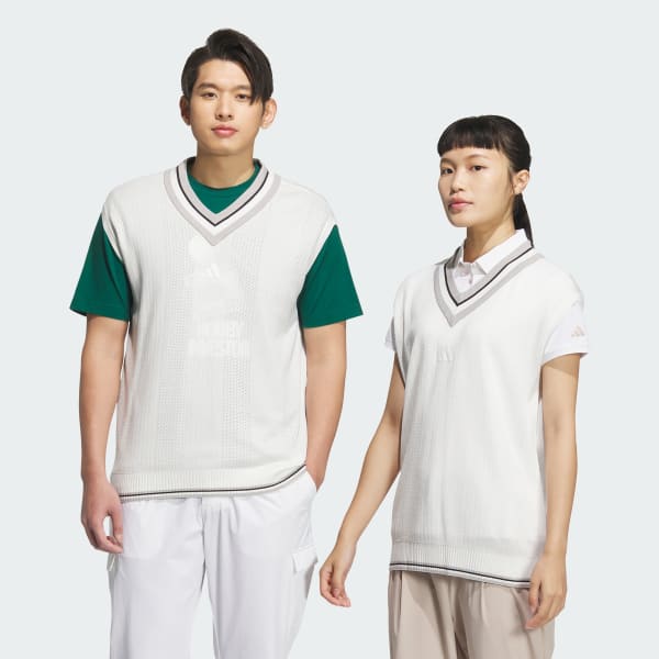 ホワイト 【ゴルフ】ビヨンド ザ コース ルーズフィット ニットベスト