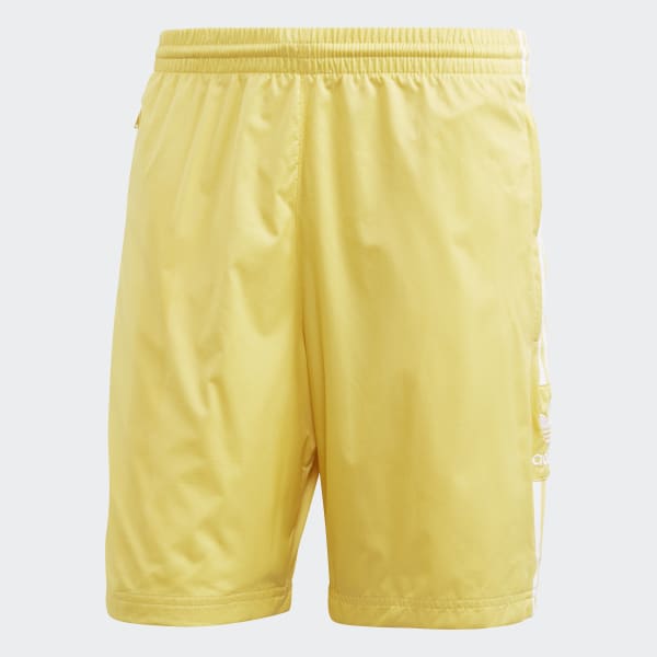 adidas yellow shorts mens