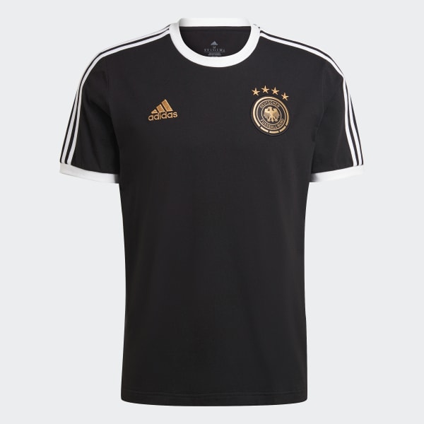 สีดำ เสื้อยืด Germany DNA 3-Stripes