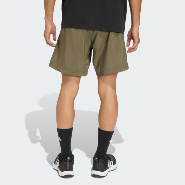 adidas WORKOUT ESSENTIALS BASE WOVEN SHORT - Green | Free Shipping