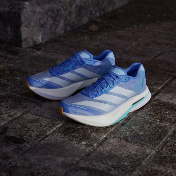 Blue Adizero Boston 13 Shoes