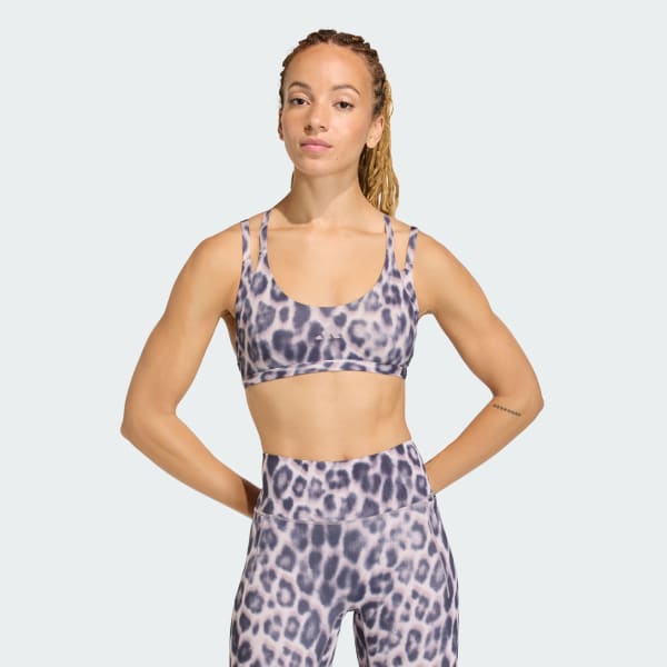 Pourpre Brassière Optime Leopard Strappy Light Support