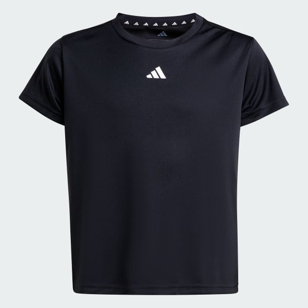 Siyah Train Essentials Regular Fit Logo Training Tee Kids