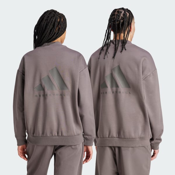 Castanho Sweatshirt adidas Basketball