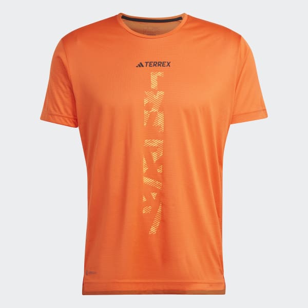 Naranja Polo de Trail Running Terrex Agravic