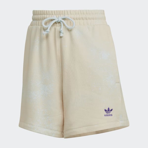 modrá Allover Print Loose Shorts TB173