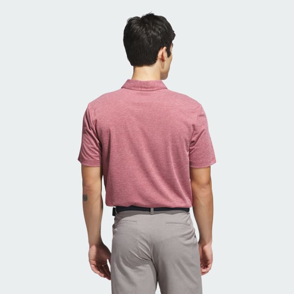 สีแดงเบอร์กันดี เสื้อโปโล Core Heather