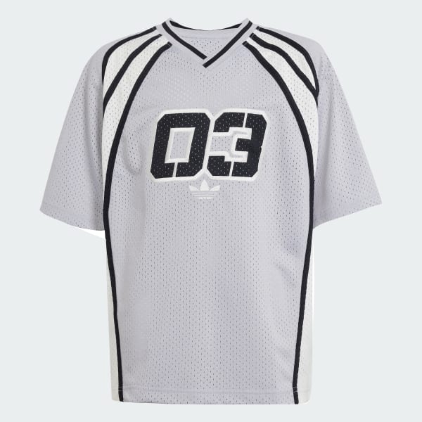 Grey Oversize Jersey Tee