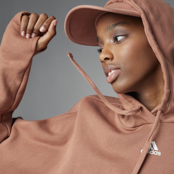 Clothing - Collective Power Cropped Hoodie - Pink