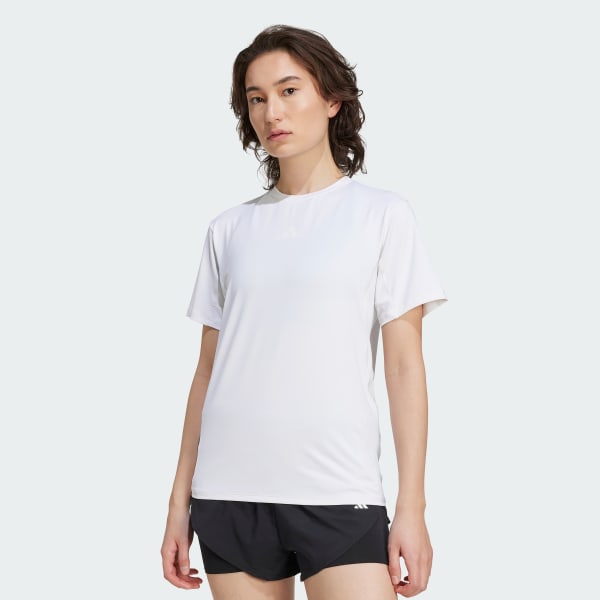 White Designed For Training Go To Tee